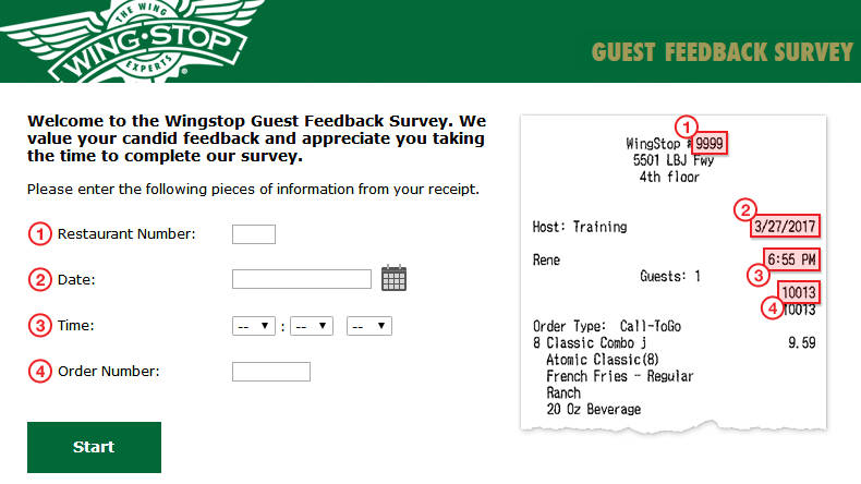 wings top survey